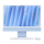 Komputer All In One APPLE iMac 24 M4/16GB/256/MacOS Retina 4,5K Niebieski 8R GPU MWUF3ZE/A